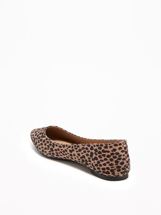 Image number 4 showing, Faux-Suede Pointy Ballet Flats For Women