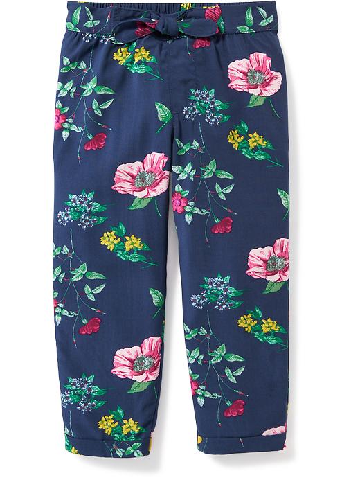 View large product image 1 of 1. Printed Soft Pants for Toddler Girls