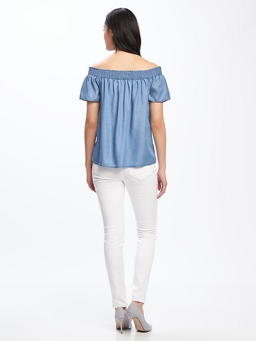 Image number 2 showing, Relaxed Off-the-Shoulder Swing Top for Women