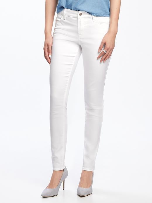 View large product image 1 of 2. Mid-Rise Super Skinny Jeans for Women