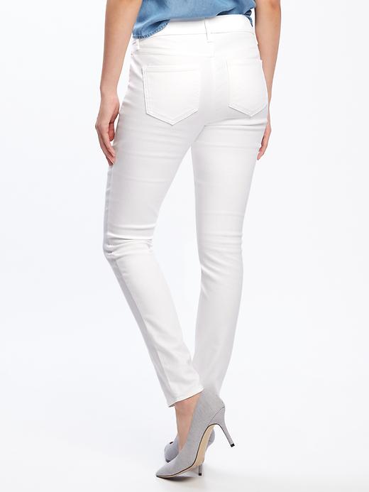 View large product image 2 of 2. Mid-Rise Super Skinny Jeans for Women