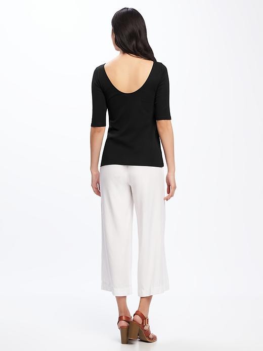 Image number 2 showing, Classic Ballet-Back Tee for Women