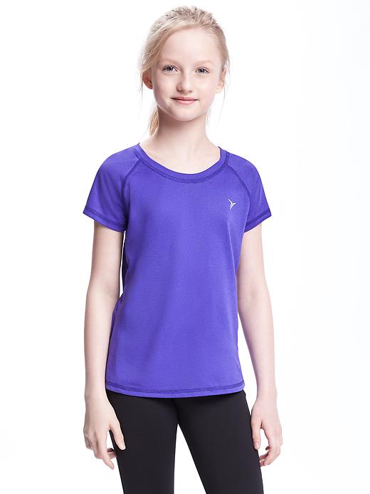View large product image 1 of 2. Performance Crew-Neck Tee for Girls