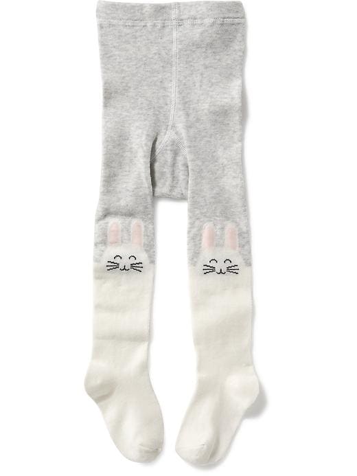 View large product image 1 of 1. Bunny-Graphic Tights For Toddler & Baby