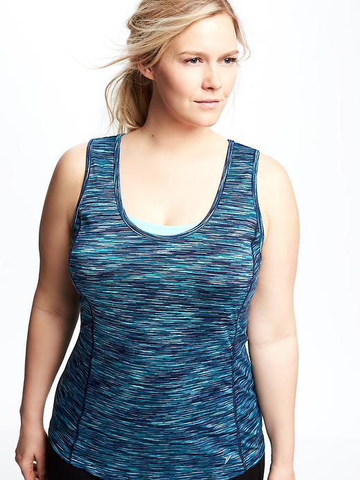 Image number 4 showing, Fitted Go-Dry Cool Plus-Size Tank