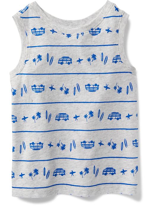 View large product image 1 of 1. Printed Muscle Tank for Toddler Boys