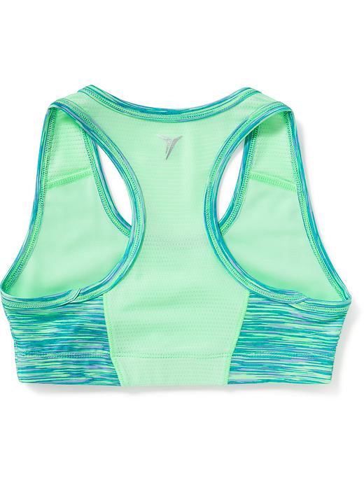 View large product image 2 of 2. Racerback Sports Bra for Girls