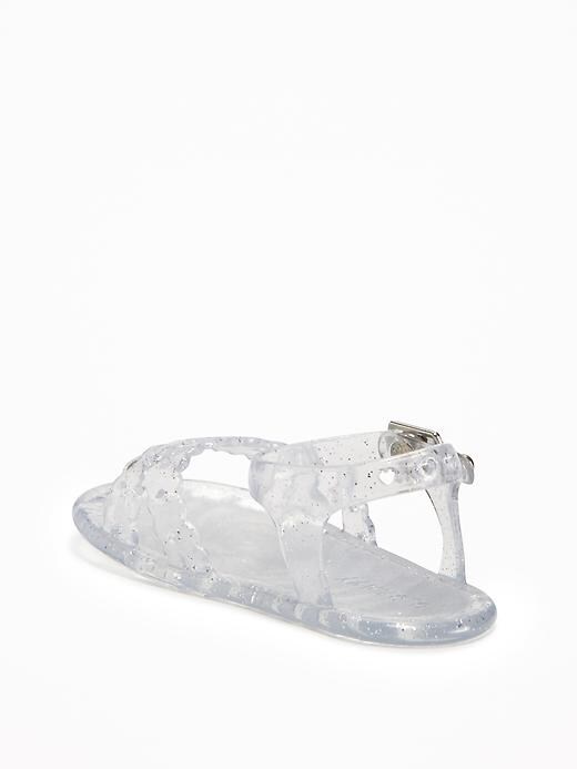 Image number 3 showing, Glitter-Jelly Sandals for Baby