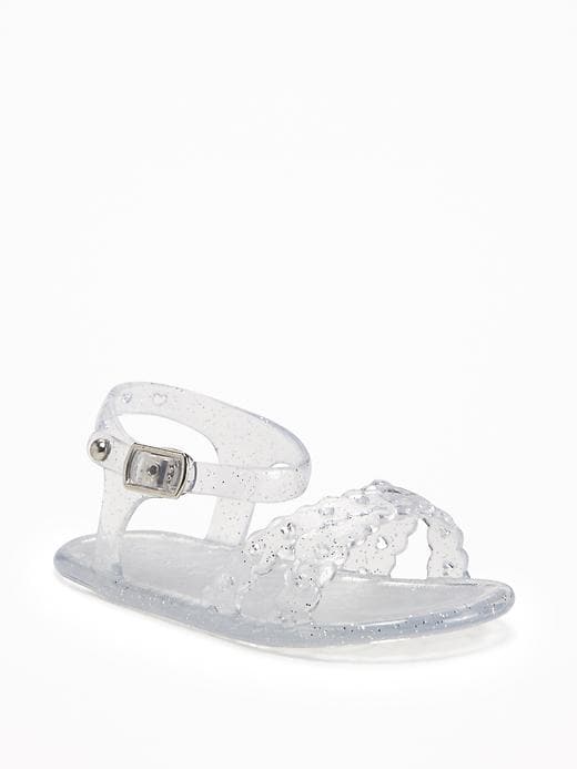 Image number 1 showing, Glitter-Jelly Sandals for Baby