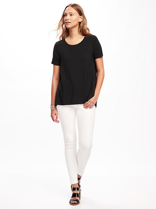 Image number 3 showing, Short-Sleeve Swing Tee for Women