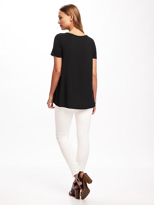 Image number 2 showing, Short-Sleeve Swing Tee for Women