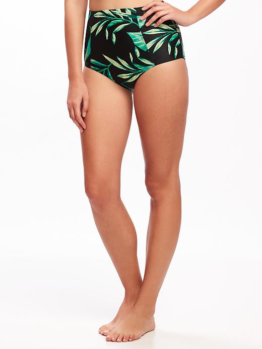 View large product image 1 of 2. High-Waisted Swim Bottoms for Women
