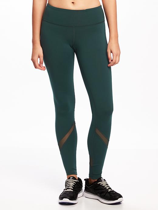 View large product image 1 of 1. Mid-Rise Compression Leggings for Women