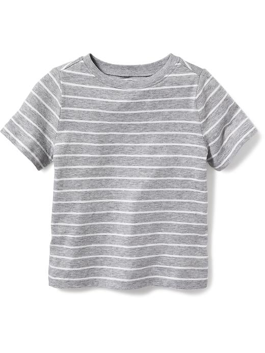 View large product image 1 of 1. Striped Crew-Neck Tee for Toddler Boys