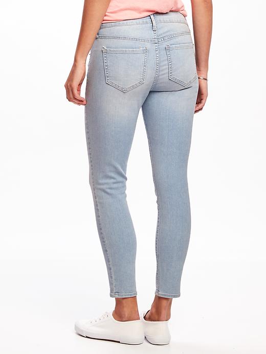 View large product image 2 of 2. Mid-Rise Super Skinny Ankle Jeans for Women