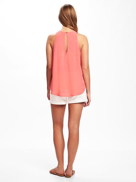 Image number 2 showing, Relaxed High-Neck Tank for Women