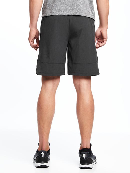 View large product image 2 of 2. Quick-Dry 4-Way Stretch Performance Shorts for Men - 9-inch inseam