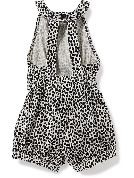 View large product image 2 of 2. Cheetah-Print Romper for Baby