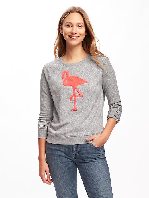Image number 1 showing, Relaxed Vintage Sweatshirt for Women