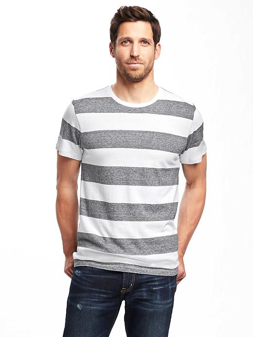 Image number 1 showing, Soft-Washed Crew-Neck Tee for Men