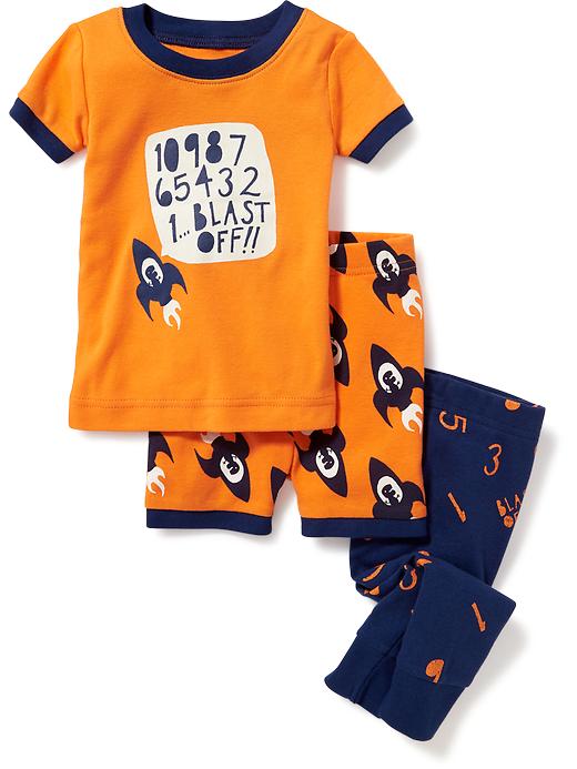 View large product image 1 of 1. 3-Piece "Blast Off" Sleep Set For Toddler & Baby