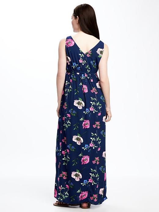 Image number 2 showing, Maternity Floral Maxi Dress