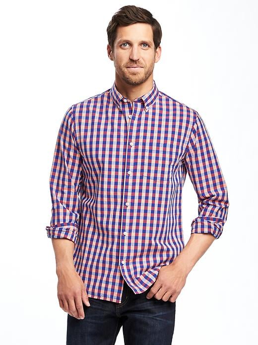 View large product image 1 of 1. Regular-Fit Soft-Washed Classic Shirt For Men
