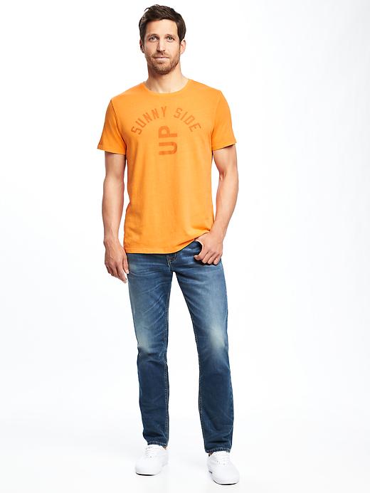 Image number 3 showing, Garment-Dyed Graphic Tee for Men