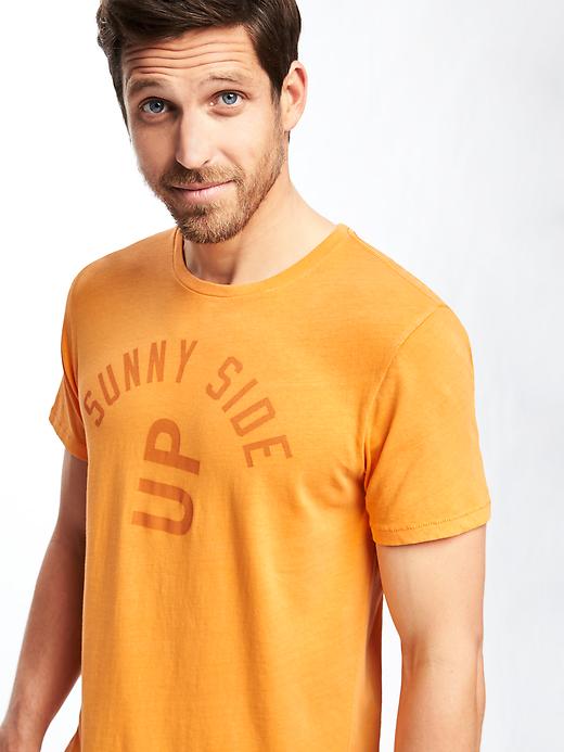 Image number 4 showing, Garment-Dyed Graphic Tee for Men