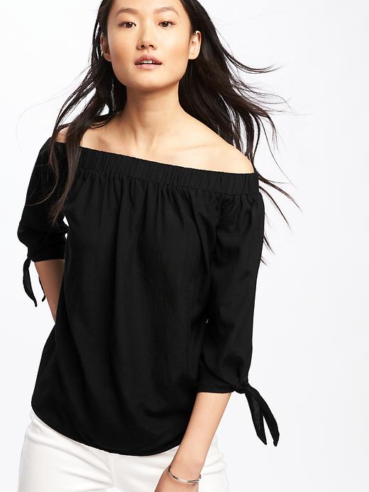 Image number 4 showing, Relaxed Off-the-Shoulder Top for Women