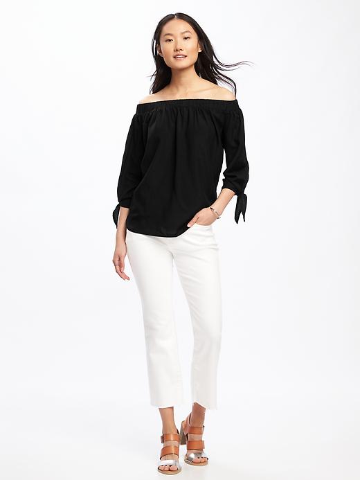 Image number 3 showing, Relaxed Off-the-Shoulder Top for Women