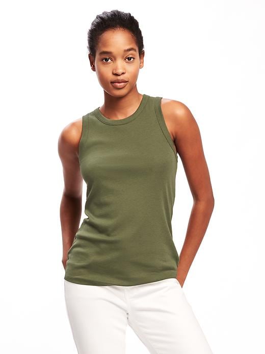 View large product image 1 of 1. Classic Semi-Fitted Tank for Women