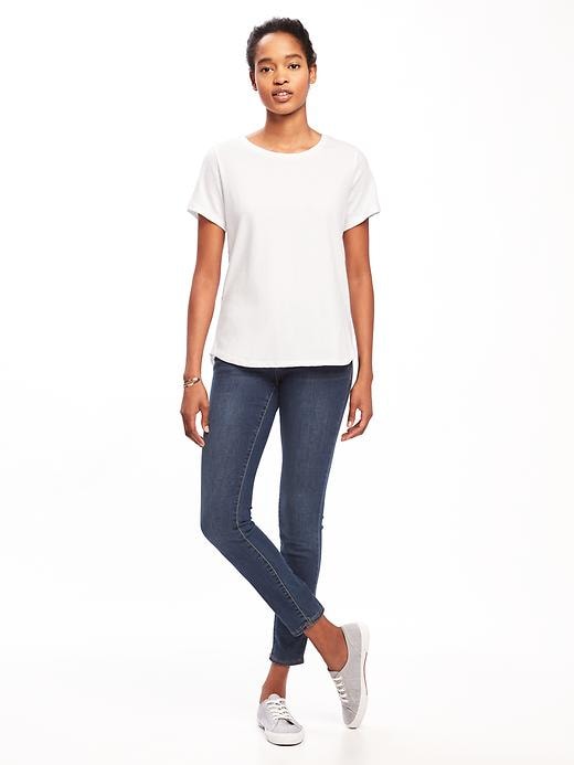 Image number 3 showing, EveryWear Clean-Slate Relaxed Tee for Women