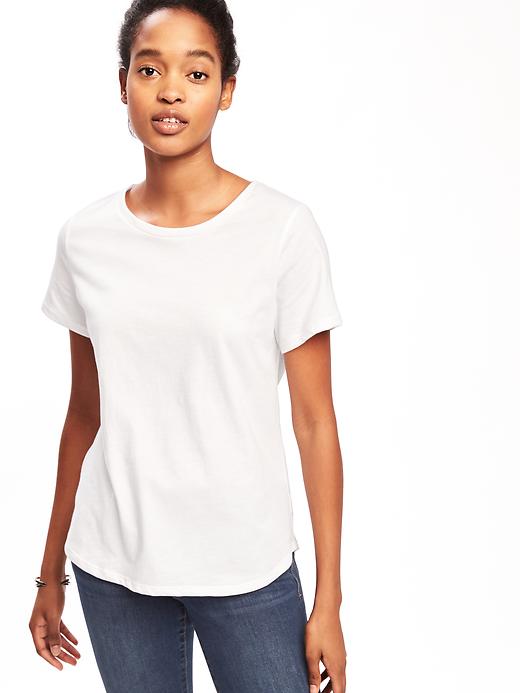 Image number 4 showing, EveryWear Clean-Slate Relaxed Tee for Women