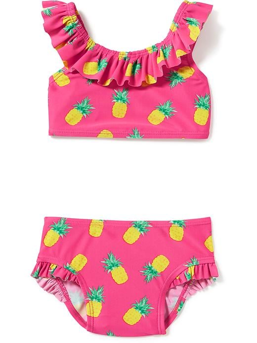 View large product image 1 of 2. 2-Piece Ruffle Bikini for Toddler Girls
