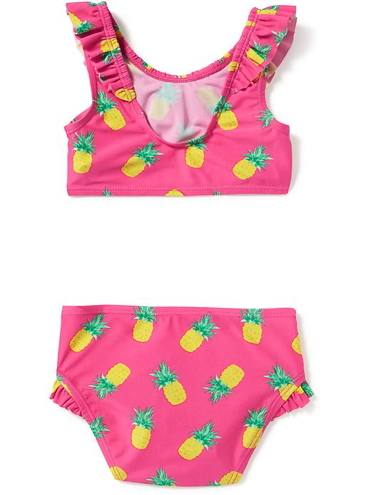 View large product image 2 of 2. 2-Piece Ruffle Bikini for Toddler Girls