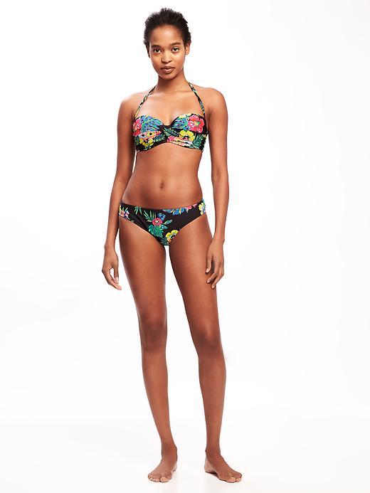 Image number 3 showing, Twist-Front Bandeau Bikini Top for Women
