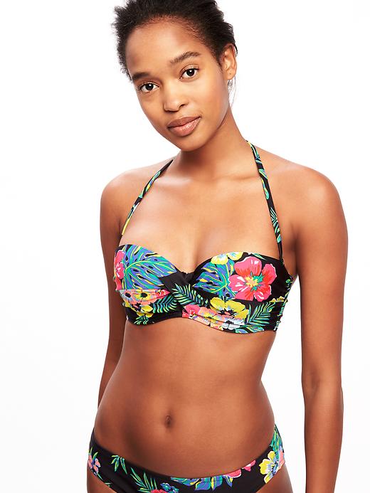 Image number 4 showing, Twist-Front Bandeau Bikini Top for Women
