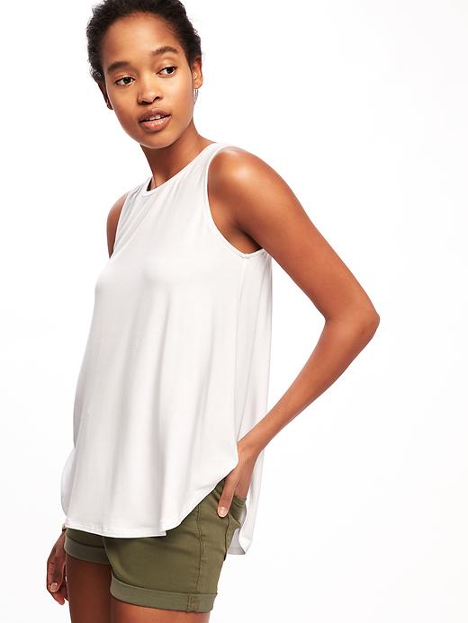 Image number 4 showing, Luxe High-Neck Swing Tank for Women