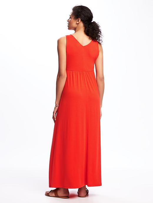 Image number 2 showing, Maternity Twist-Front Jersey Maxi Dress