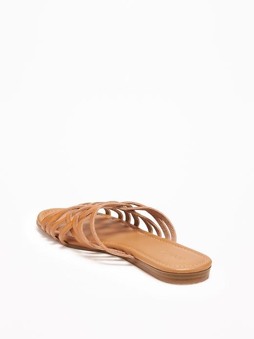 Image number 4 showing, Slip-On Huarache Sandals for Women
