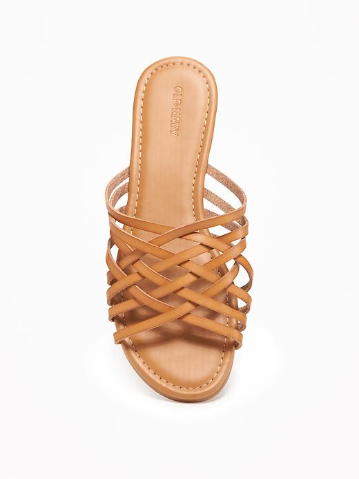 Image number 3 showing, Slip-On Huarache Sandals for Women