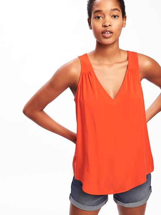 Image number 4 showing, Relaxed Cutout-Back Blouse for Women