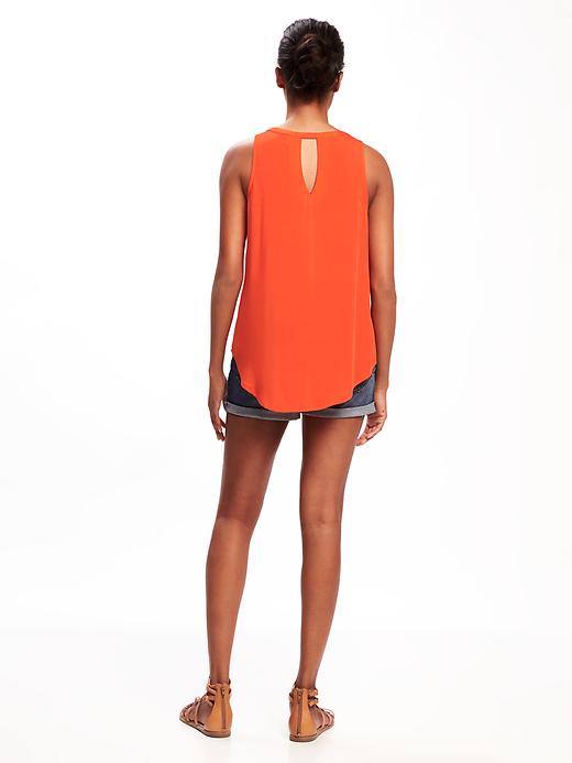 Image number 2 showing, Relaxed Cutout-Back Blouse for Women