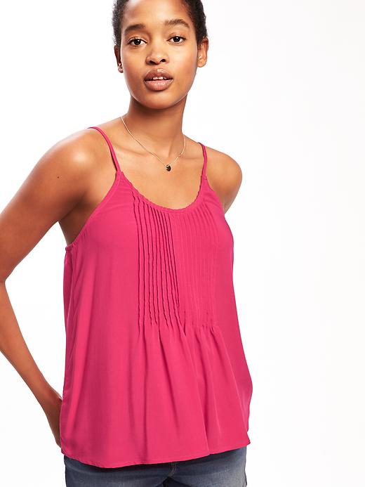 Image number 4 showing, Pintuck Cami Swing Tank for Women