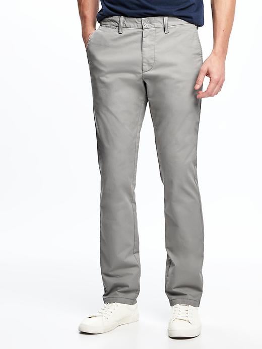 View large product image 1 of 2. Slim Ultimate Built-In Flex Lightweight Khakis for Men