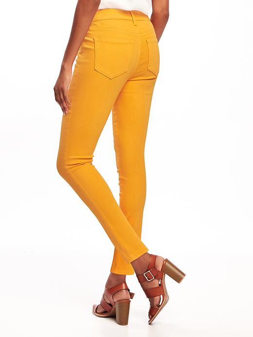 View large product image 2 of 2. Mid-Rise Rockstar Pop-Color Ankle Jeans for Women