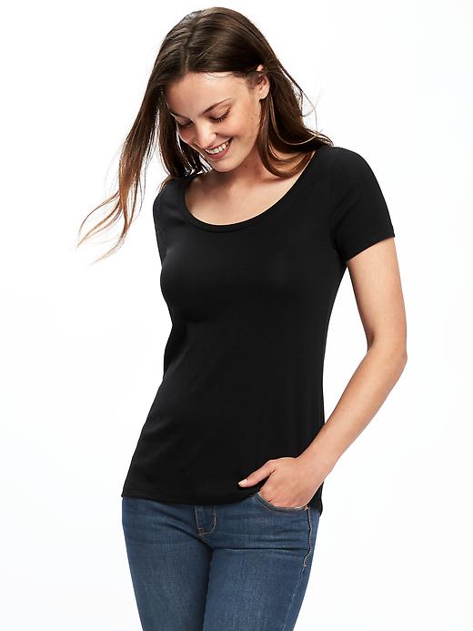 View large product image 1 of 1. Classic Semi-Fitted Tee for Women