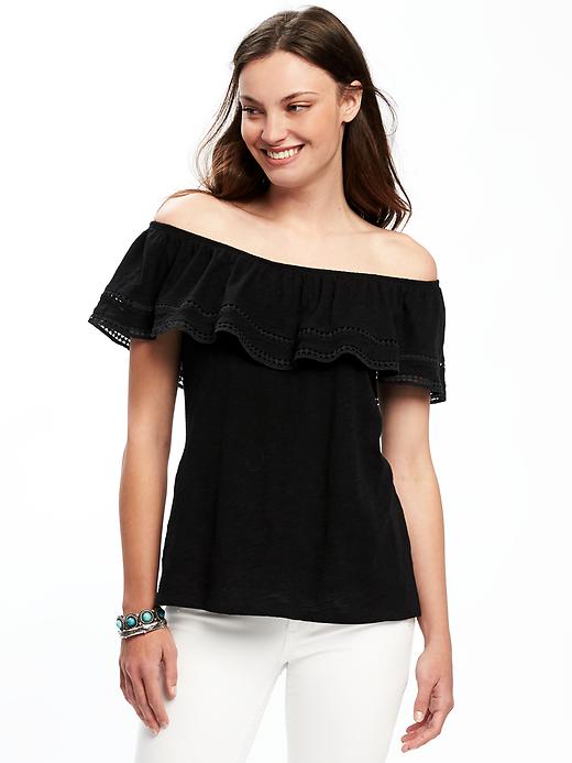 View large product image 1 of 1. Off-the-Shoulder Swing Top for Women