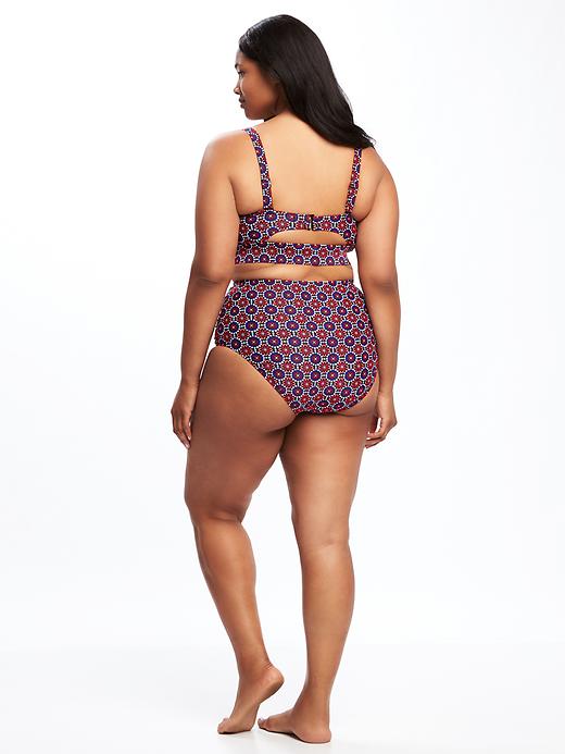 Image number 2 showing, Twist-Front Plus-Size Underwire Bikini Top